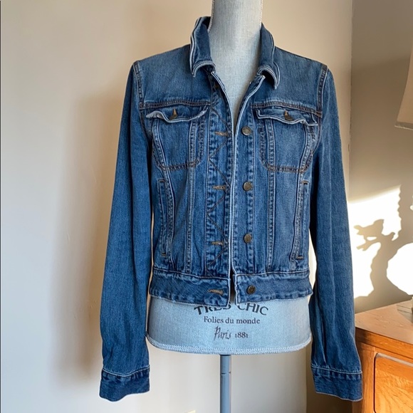 Free People Jackets & Blazers - {Free People} Cropped Denim Jean Jacket